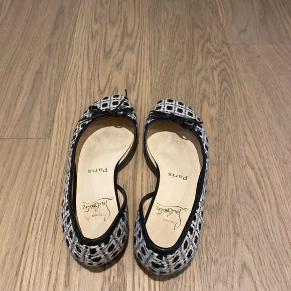 Christian Louboutin plaid flats in size 36 - Picture 3 of 3